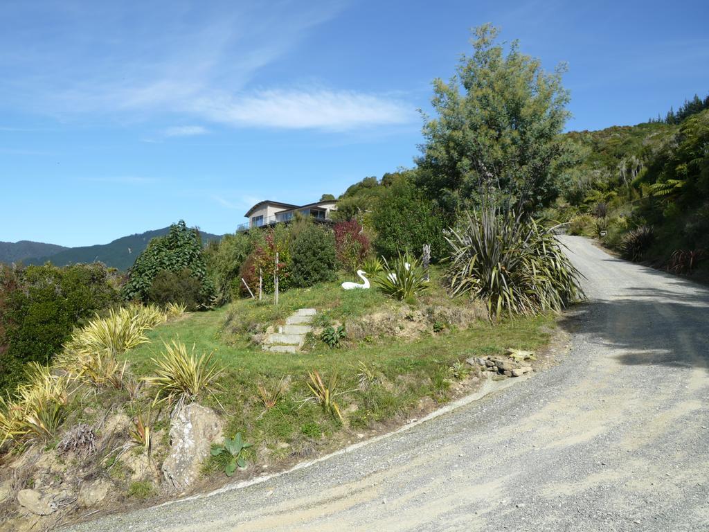 Okiwa Bay Lodge Picton Buitenkant foto